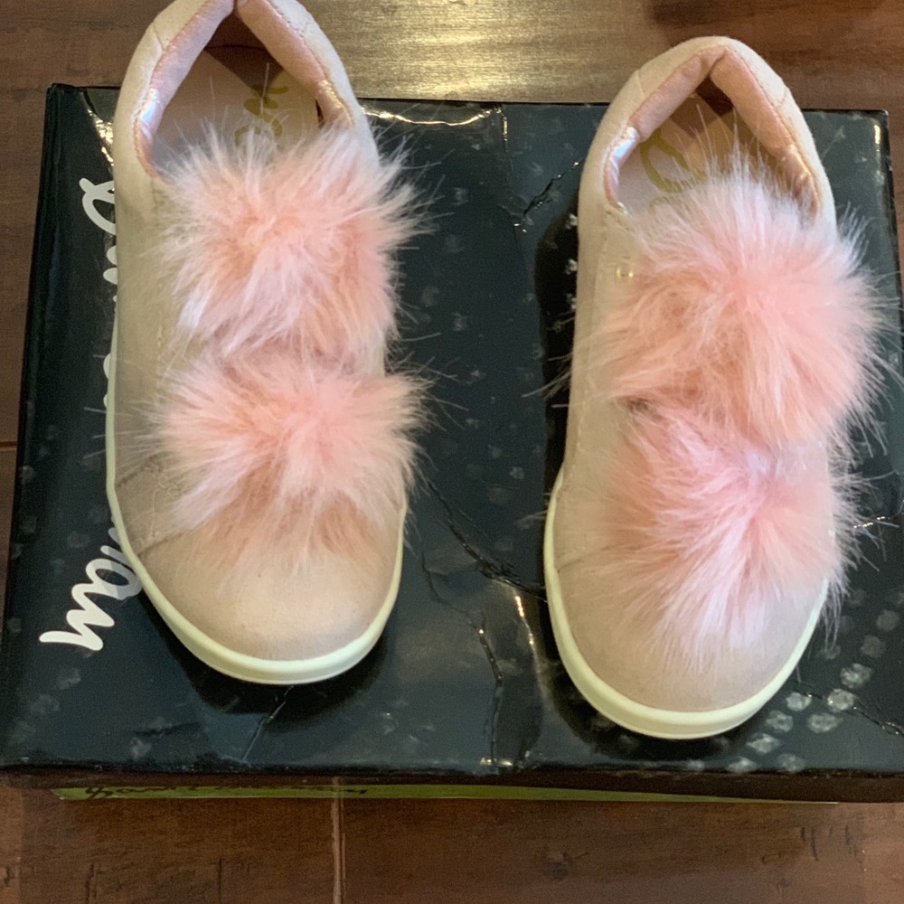 Faux Fur Pompom Slip-On Sneaker - Picture 2 of 4